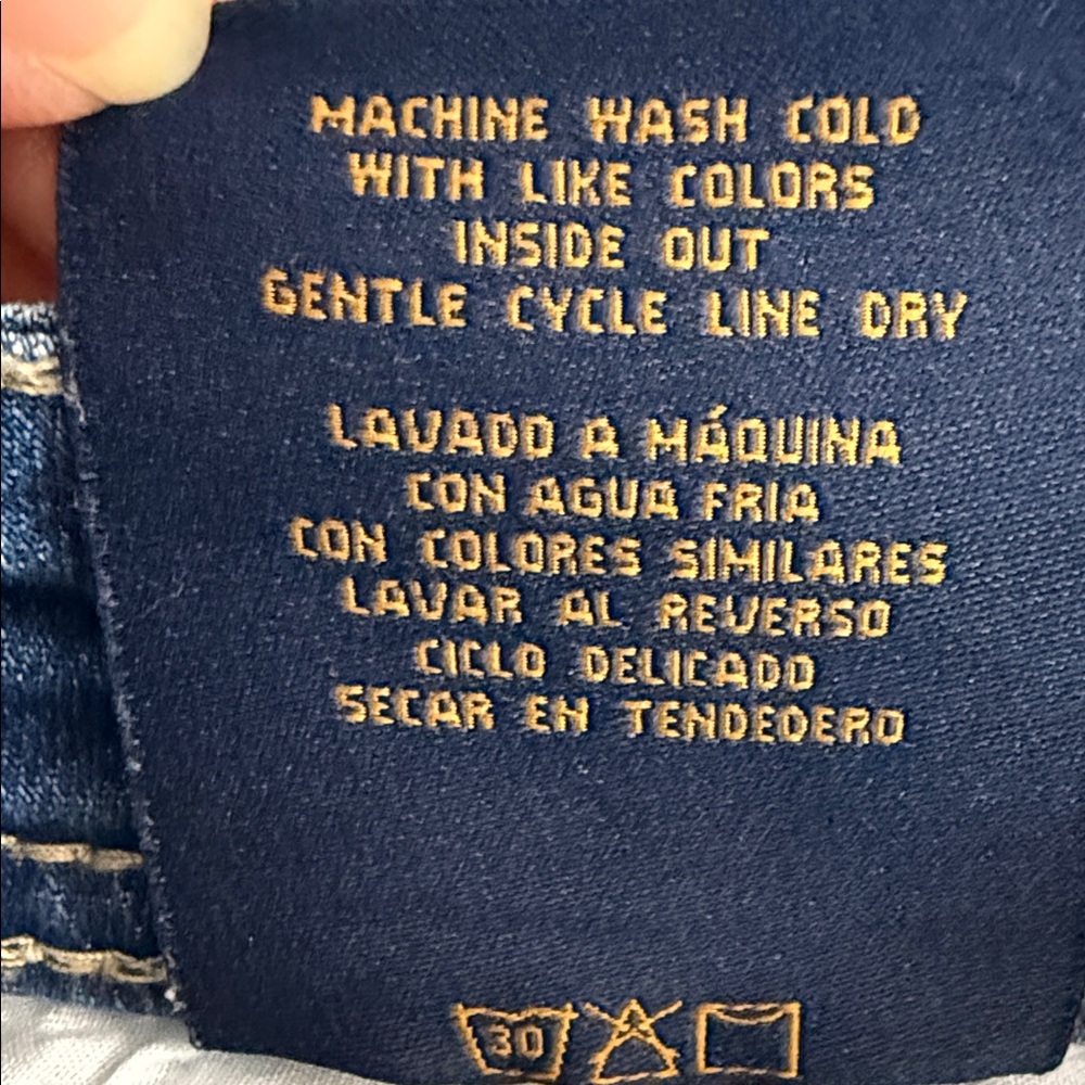 Seven7 Women's Blue Jean Shorts - Picture 15 of 15